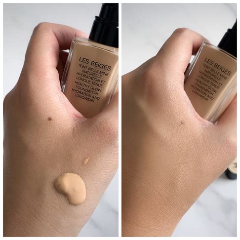 LES BEIGES Healthy glow foundation hydration and 